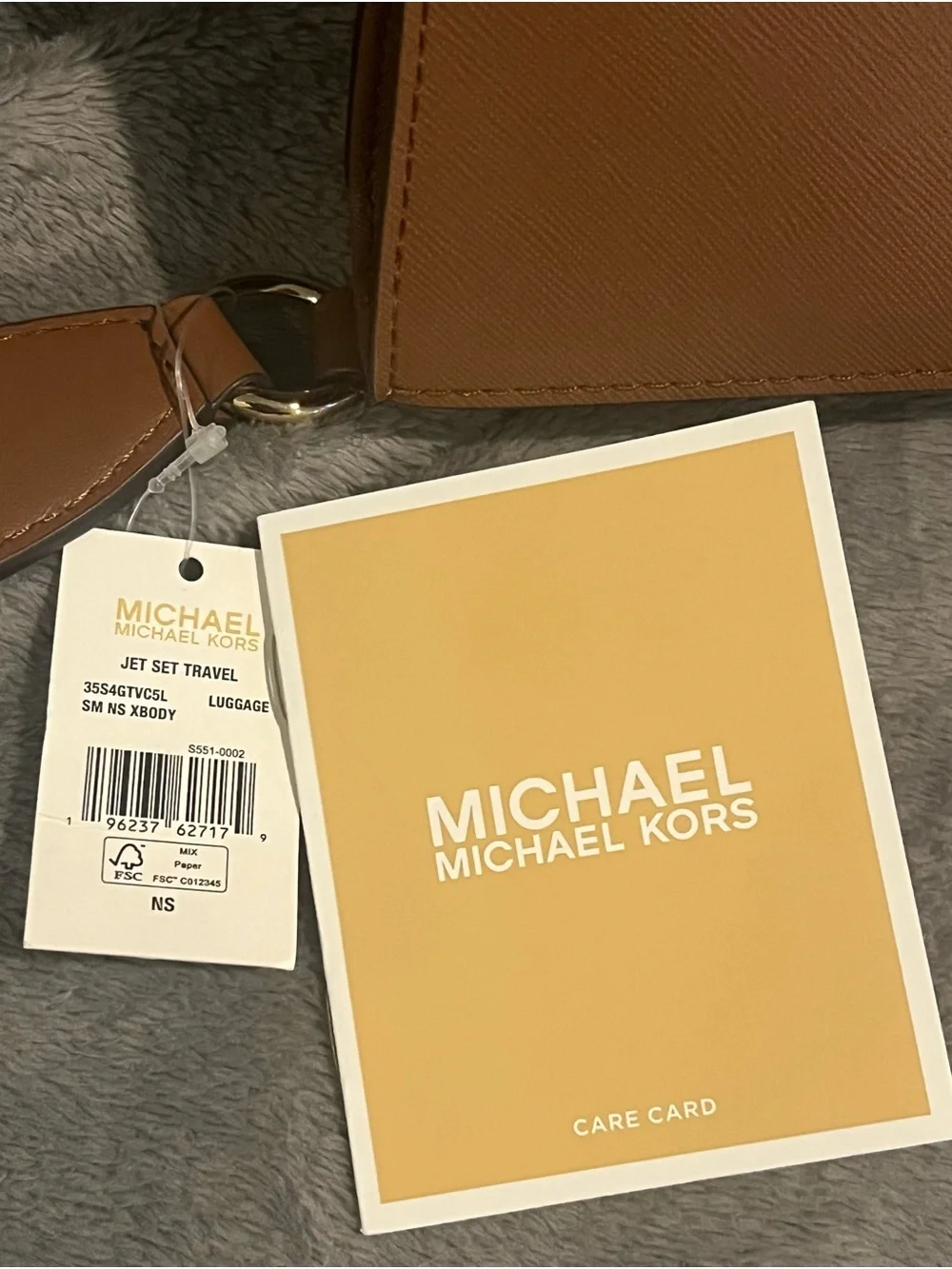 Michael Kors Shoulder Bag with Strap NWT Brown Gold